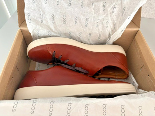 Ecco soft new mens - 7, cognac