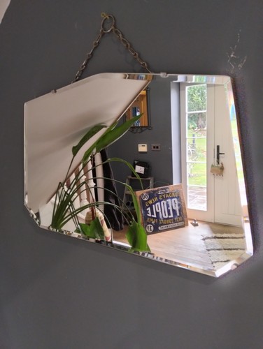 Vintage art deco bevelled - art,