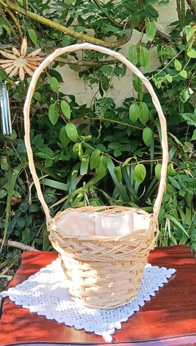 Rustic handwoven round wicker - rustic,