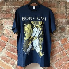 Bon Jovi Rock Band Because We Can Tour T-Shirt Rare L