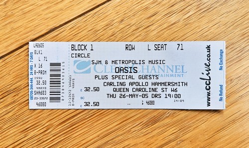 Oasis hammersmith apollo - hammersmith,