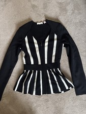 Fitted Black & White Jacket -