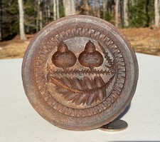 Antique Wood Hand Carved Leaf