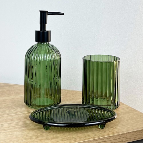 Green bathroom sink accessory - bathroom,