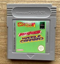 Asteroids Missile Command Arcade Classic 1 Nintendo Gameboy Color Advance Game!