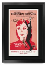 Funny Face A3 Framed Audrey