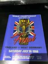 1966 WORLD CUP PROGRAMME FINAL 30/7/1966 REPLICA ENGLAND VS GERMANY 30TH JULY