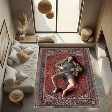 Dude Design Rug, Fan Rug, For