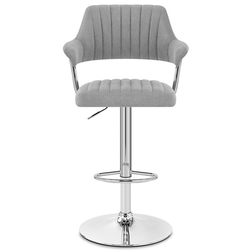 Horizon grey fabric chrome - grey,