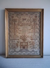 Fine antique needlework house - antique,