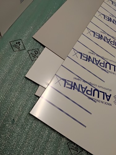 3mm white aluminium composite - 3mm,