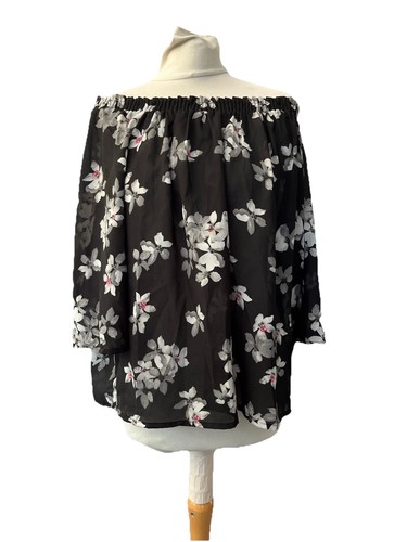 Primark size black floral - 14,
