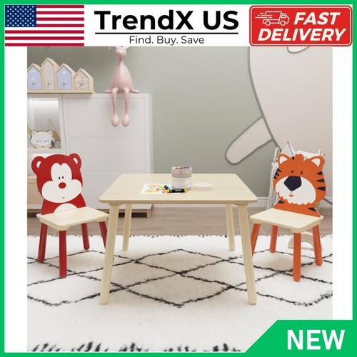 3pcs kids wooden - 3pcs, chair