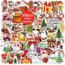 Christmas Theme Stickers For Card Making Craft Kids Xmas UK - Pre cut