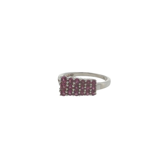 Sterling silver pink topaz - pink,