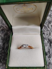 Antique 18 Carat Gold 0.2 Carat Diamond Ring