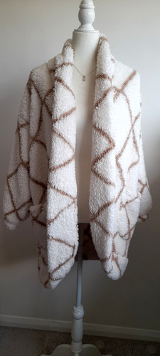 Nutmeg cosy fleece bed jacket - cosy,