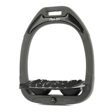 Flex-On Green Composite Inclined Ultra Grip Horse Riding Stirrups