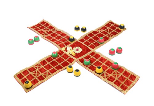 Pachisi cloth board - cloth, board,