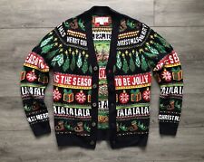 Christmas Knitwear F&F Cardigan Xmas Festive Woolly Knit Tesco Size Small