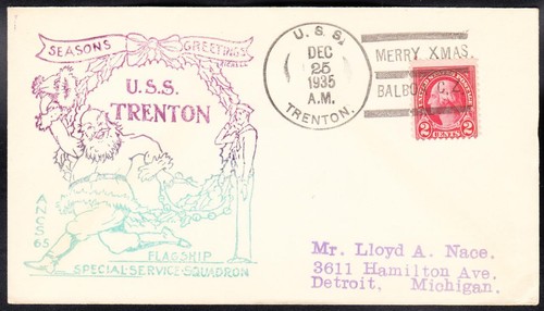 Cruiser uss trenton 11 - uss, cl-11