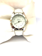 Secret Dreams Womens  Stone Quartz Leather Strap Watch New