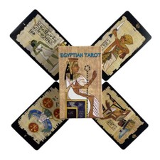 Egyptian Tarot Cards A 78 Deck Oracle English Visions Divination Edition