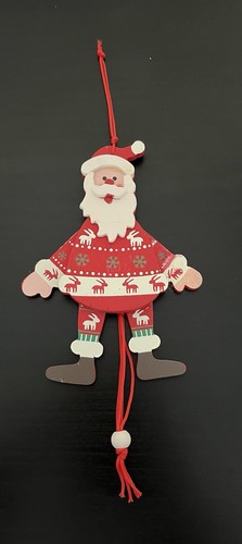 Wooden father christmas - father,