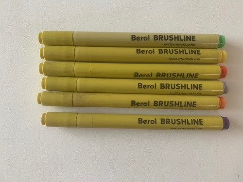 Vintage berol brushline feltip - berol,
