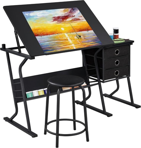 Yaheetech drawing table with - drawing,