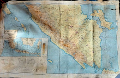 Wwii raf silk escape map - wwii,