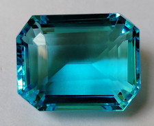 Large Sky Blue Radiant Cut