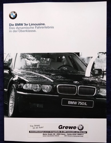 Bmw series 38 brochure - e,