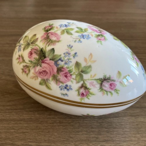 Royal albert egg trinket box - egg,