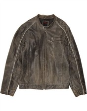 GIN TONIC Mens Leather Jacket
