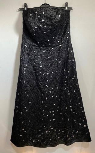 Jovani black strapless floral - strapless,