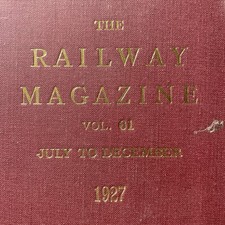 THE RAILWAY MAGAZINE BOUND
