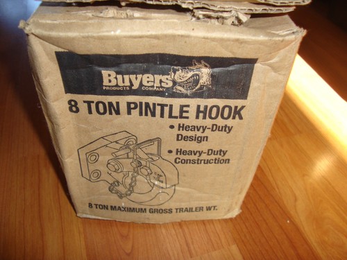 Ton black pintle hook - hook,, rigid