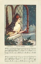 Art Nouveau Postcard Antique