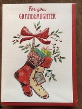GRANDDAUGHTER CHRISTMAS CARD