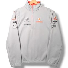 Mclaren Mercedes F1 Jacket Mens 2XL Vodafone Formula 1 1/4 Zip Fleece