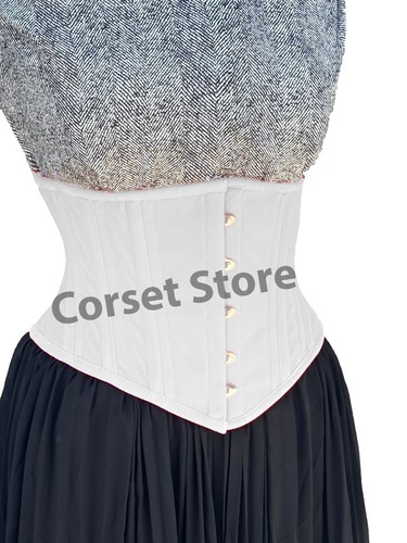 Red velvet corset - velvet, steel