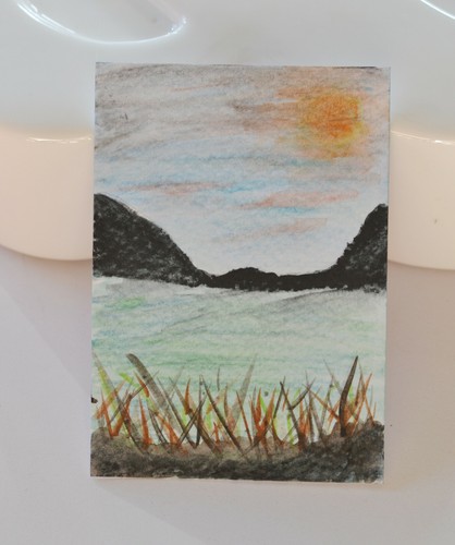 Aceo mountains and lake - aceo,