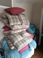 Sofa Seat Pads & Cushions Mauve/Mauve Check