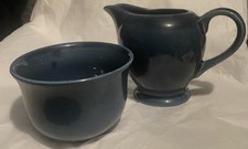 Vintage Blue Ceramic Bowl