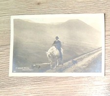 A Lakeland Shepherd + clear  GRASMERE  single circle postmark - posted 1918