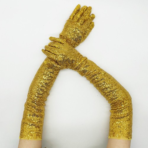 Women glitter sequins - women, gloves
