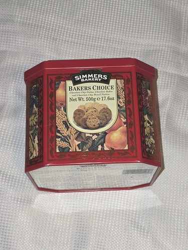 Simmers vintage biscuit tin - simmers,