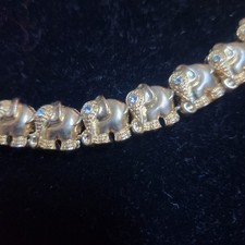 Vintage Gold Tone  Elephant