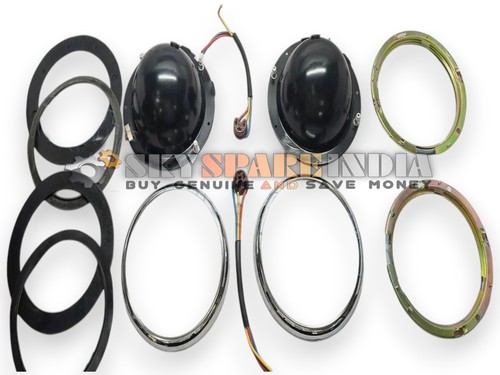Lucas type metal headlamp - type,